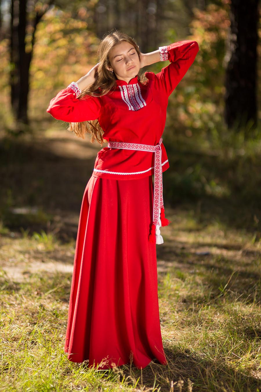 Underwear Women in Slavic costumes in Huaybei