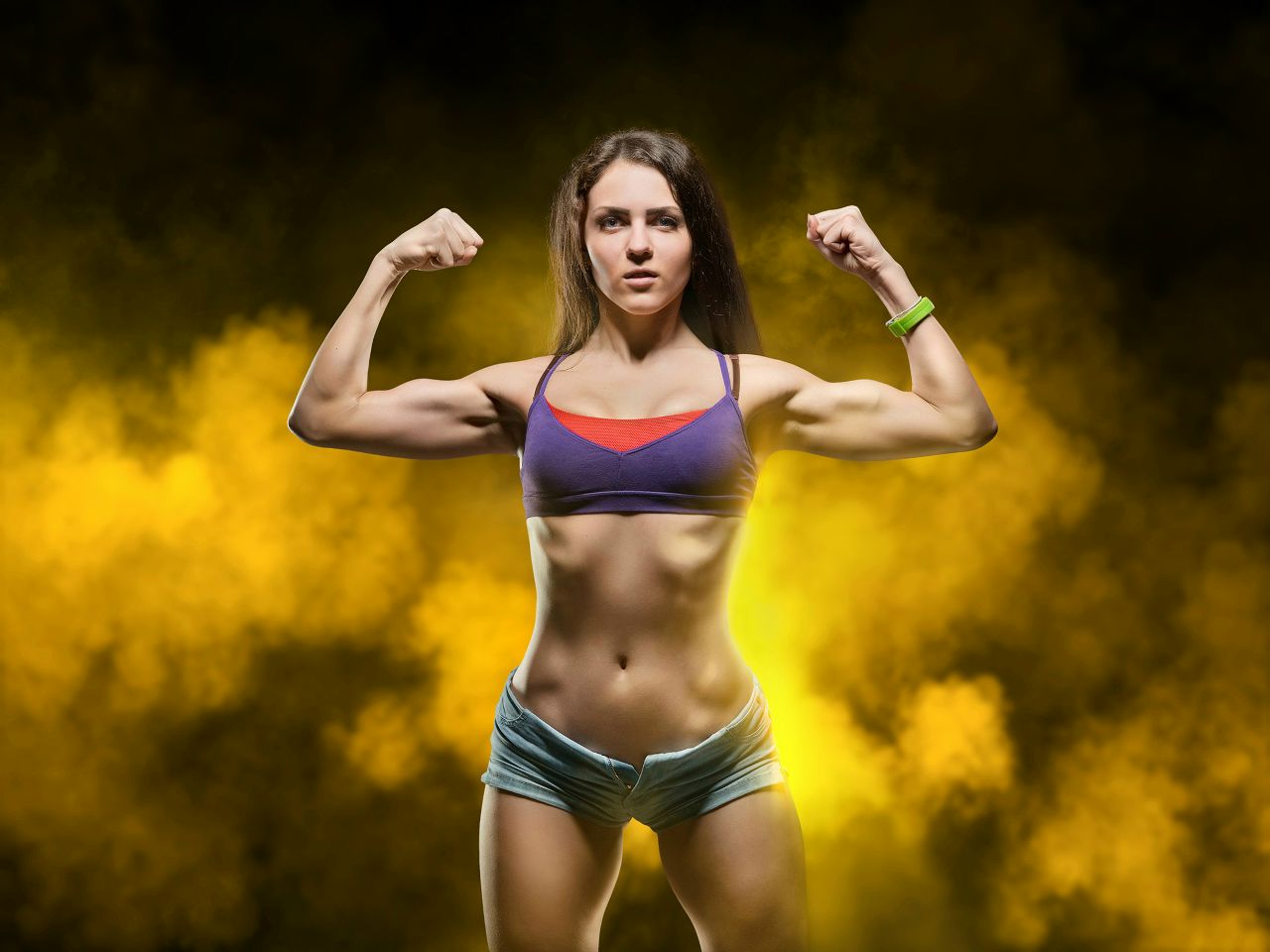 Athletic girls in Huaybei